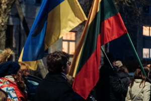 indipendenza lituana manifestazione ucraina