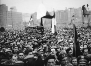 Manifestazione in sostegno dell'Ungheria invasa da Chruščëv