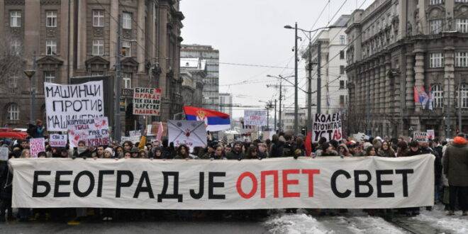 Belgrado proteste studentesche